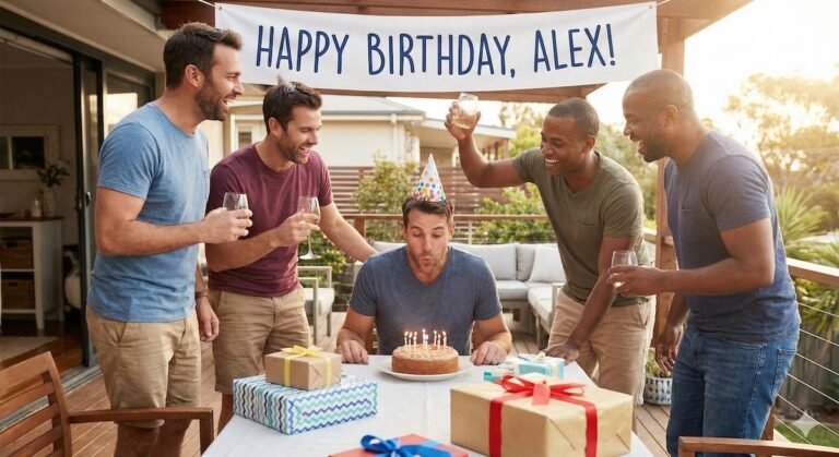 Fete anniversaire pour un homme