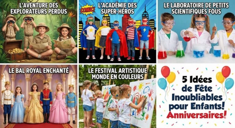 idées fête anniversaire enfant